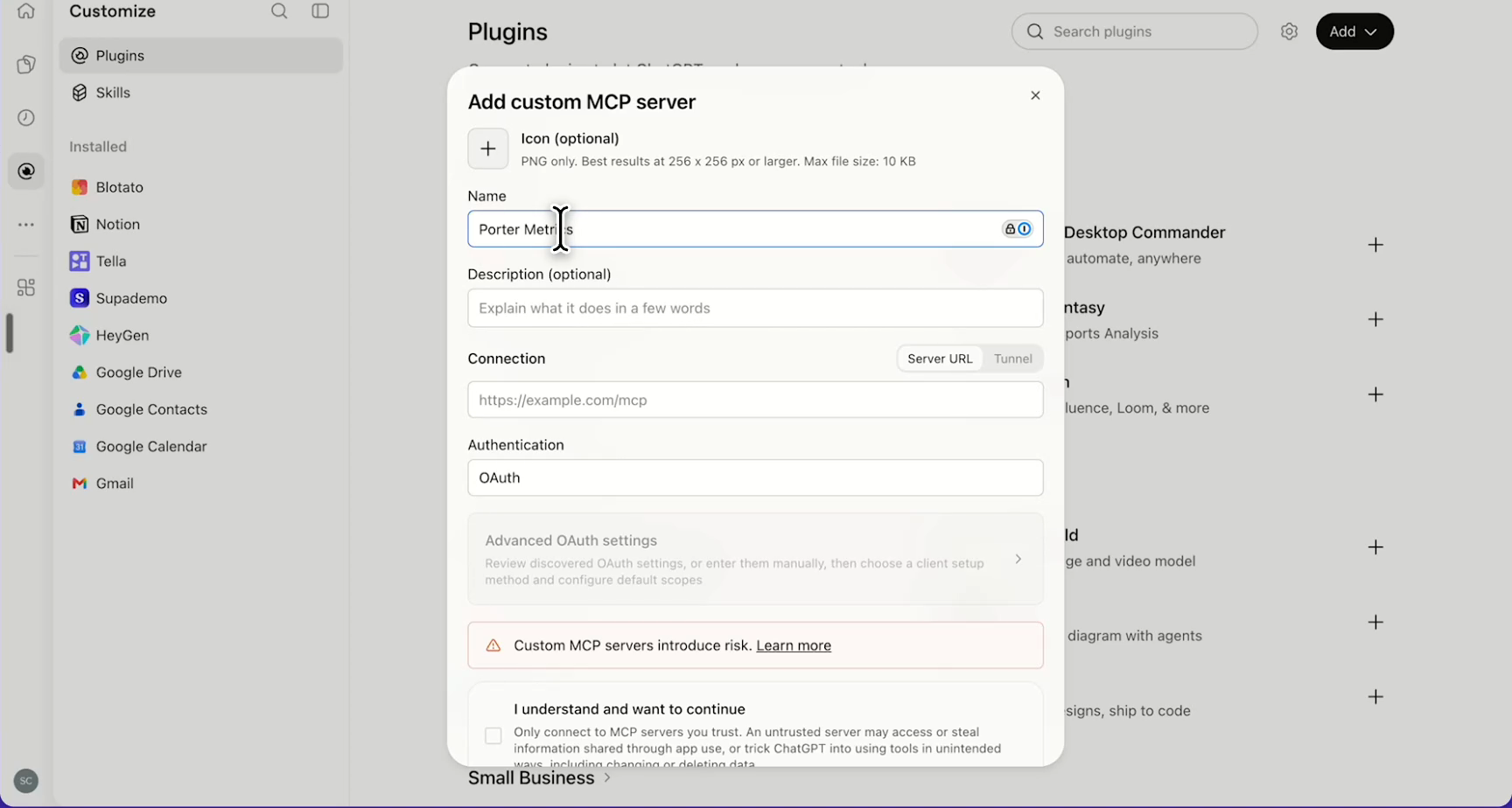 Step 5: Confirm the server name