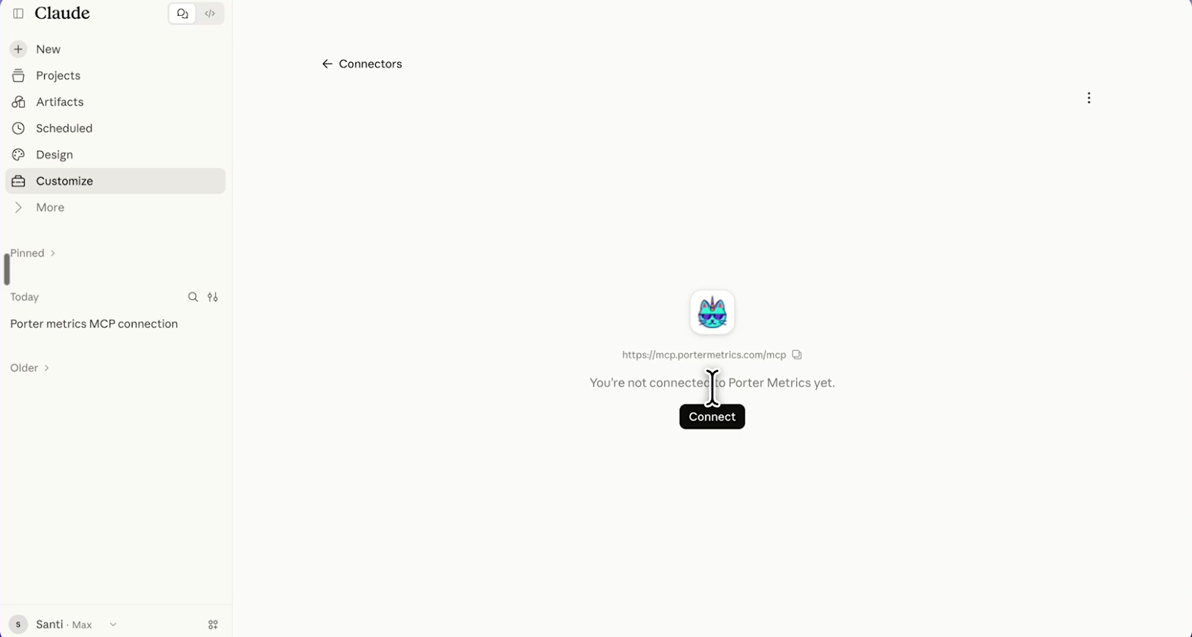 Step 12: Connect Porter Metrics
