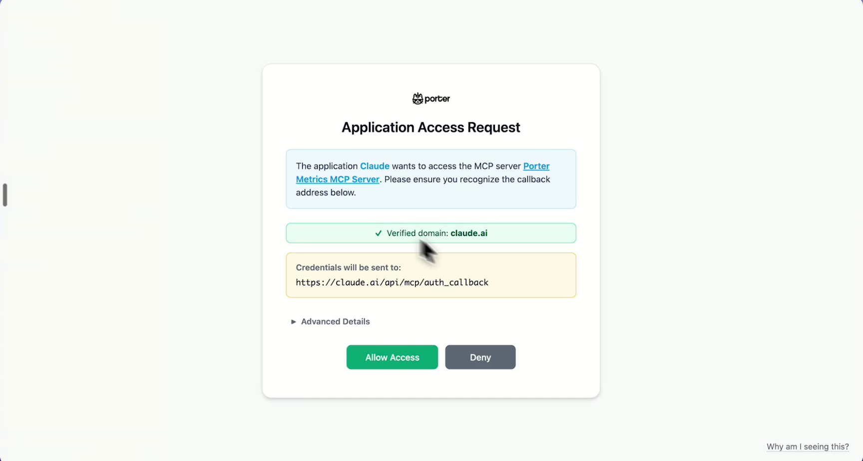 Step 13: Review the access request