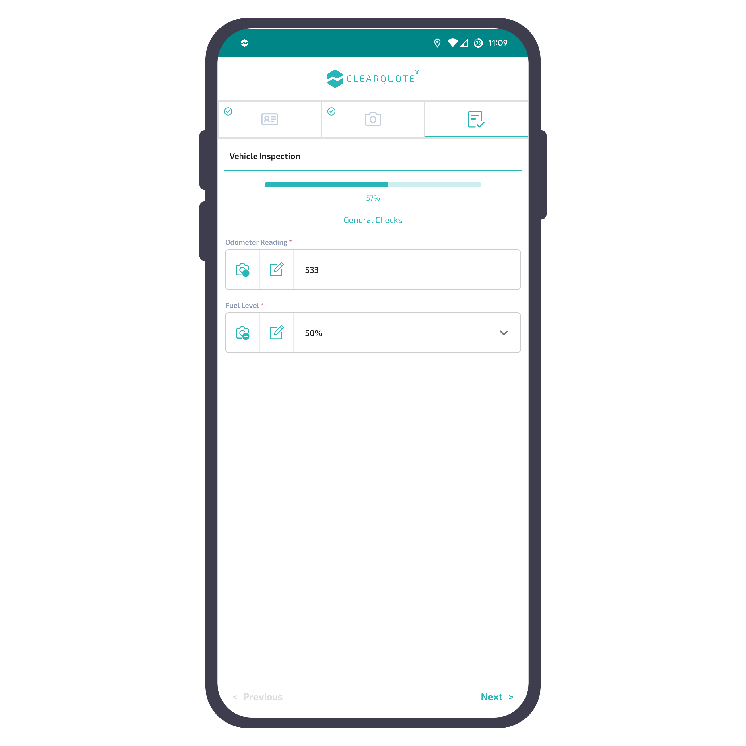 ClearQuote Vehicle Inspection app (A) - US