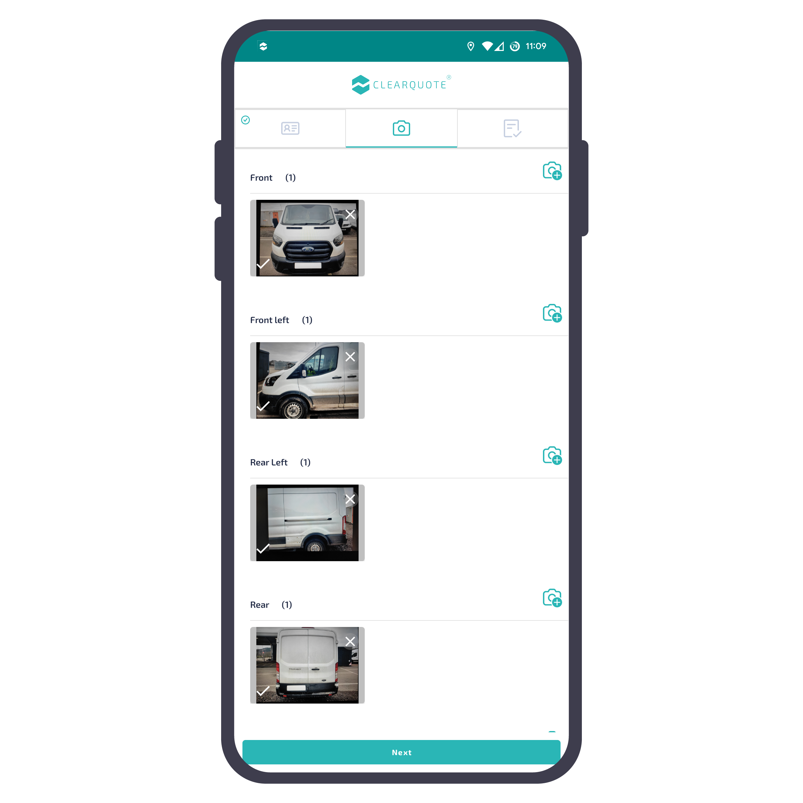 ClearQuote Vehicle Inspection app (A) - US