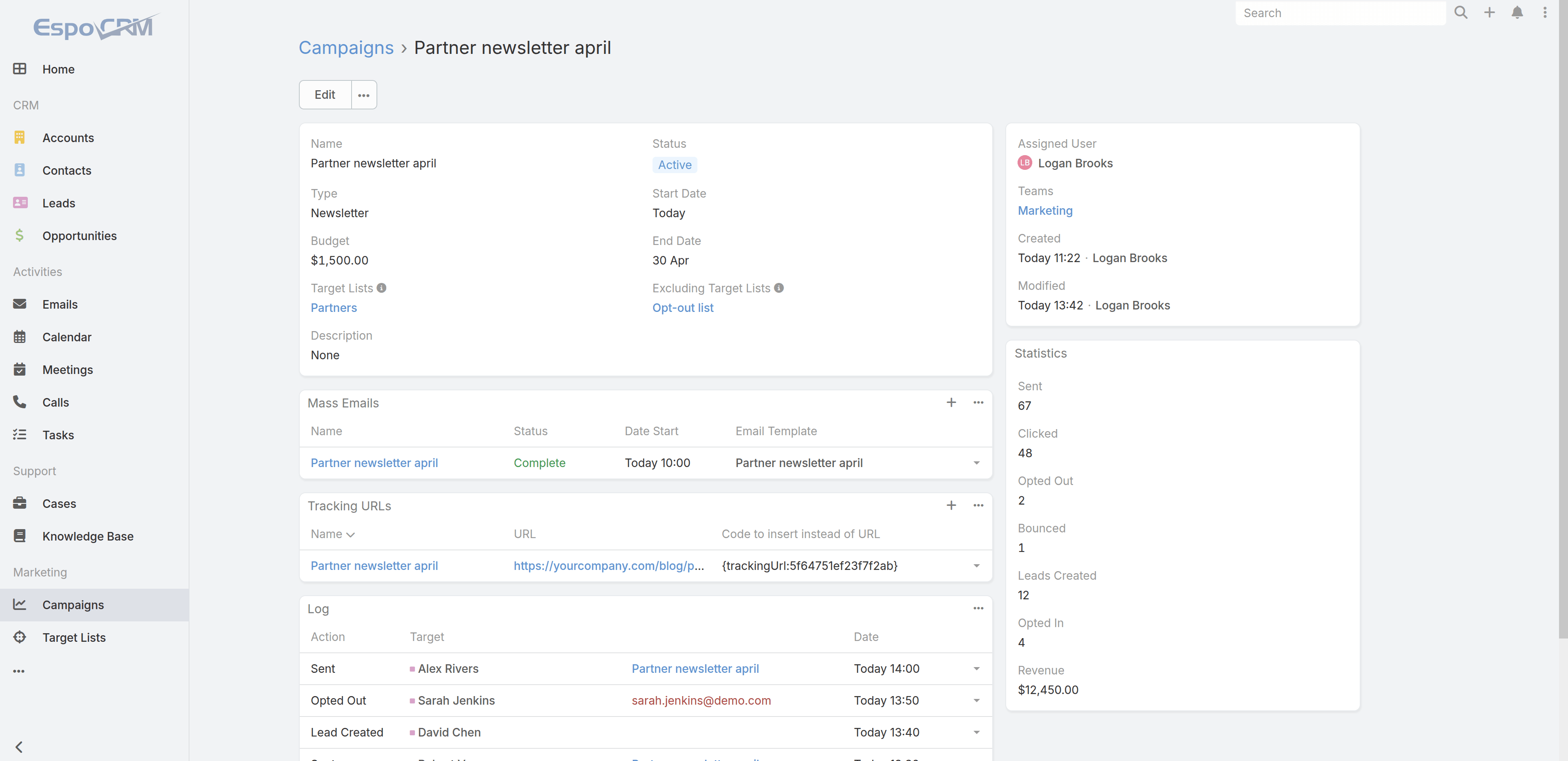 EspoCRM Campaigns – A Quick Tour