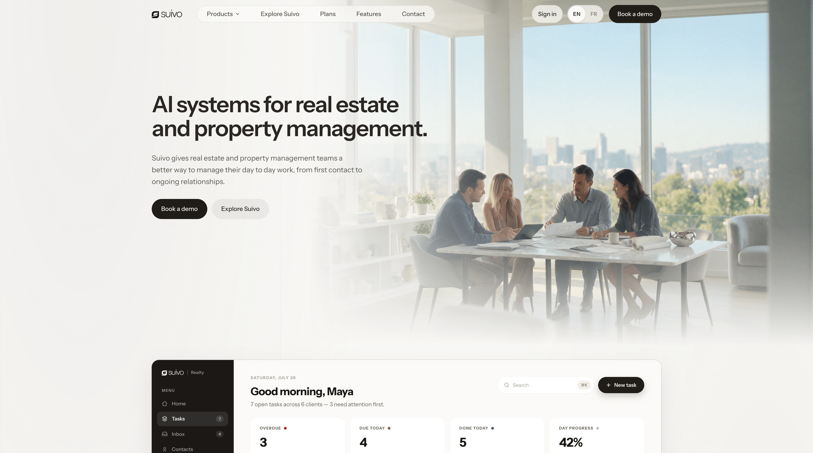 Preview of the Suivo Realty account setup walkthrough